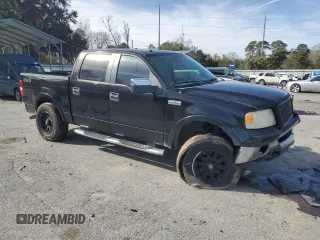 2008 Ford F-150 XLT with VIN 1FTPW14V38FB69950, listed as a Copart auction lot 45406035 with 216,324 mi miles and Salvage title. Bid and sale history available at DreamBid. Image 4.