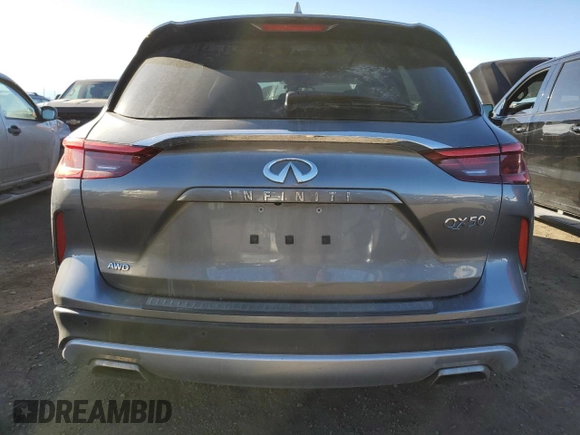 2020 Infiniti QX50 Luxe с VIN 3PCAJ5M33LF104023, выставлен на аукционе Copart как лот 44150225 с пробегом 58 110 миль миль и Списание • Salvage title. История ставок и продаж доступна на DreamBid. Изображение 6.