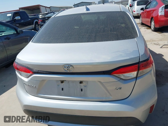 2020 Toyota Corolla LE with VIN JTDEPRAE7LJ055933, listed as a IAAI auction lot 41787605 with 114,698 mi miles. Bid and sale history available at carsss.com. Image 16.