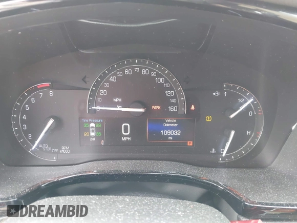 2017 Cadillac XT5 FWD with VIN 1GYKNARS3HZ184081, listed as a IAAI auction lot 41795974 with 109,032 mi miles. Bid and sale history available at carsss.com. Image 7.