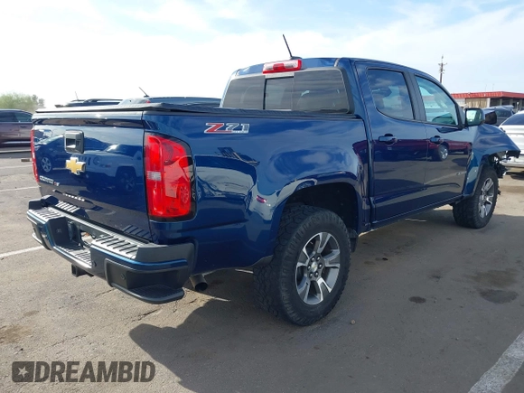 2020 Chevrolet Colorado 4WD Z71 with VIN 1GCGTDEN9L1196083, listed as a IAAI auction lot 41926213 with 44,467 mi miles and . Bid and sale history available at DreamBid. Image 4.