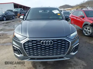 2022 Audi Q5 Sportback S line Premium Plus with VIN WA15AAFY9N2102196, listed as a IAAI auction lot 41458111 with 57,633 mi miles and . Bid and sale history available at DreamBid. Image 12.
