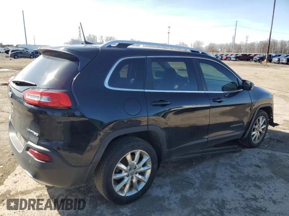 2017 Jeep Cherokee Limited with VIN 1C4PJLDS5HW554569, listed as a Copart auction lot 51339005 with 162,245 mi miles and Clean Title. Bid and sale history available at carsss.com. Image 3.
