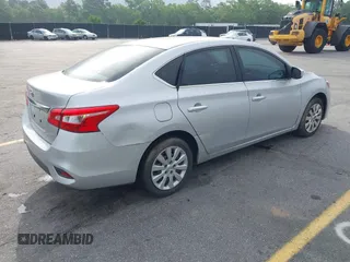 2018 Nissan Sentra SV with VIN 3N1AB7AP2JY313399, listed as a IAAI auction lot 42128878 with 123,577 mi miles. Bid and sale history available at carsss.com. Image 4.
