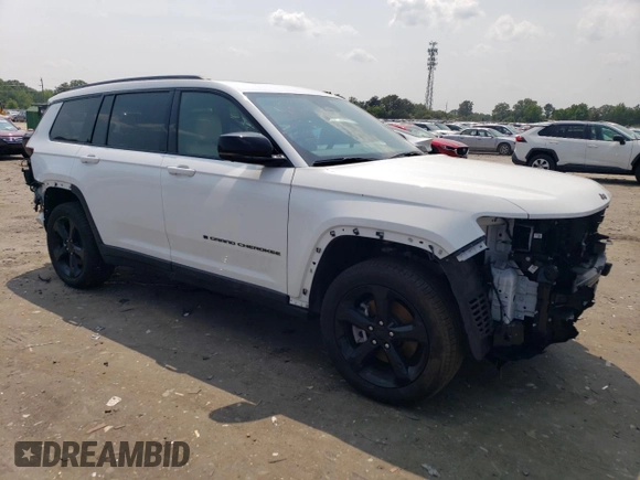 2025 Jeep Grand Cherokee Limited z VIN 1C4RJKBG9S8635667, wystawiony jako Copart lot #59854665 z przebiegiem 6 250 mil mil oraz Szkoda całkowita • Salvage title. Historia ofert i sprzedaży dostępna na DreamBid. Obrazek 4.