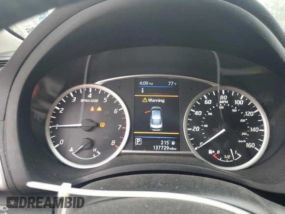 2019 Nissan Sentra SV with VIN 3N1AB7AP2KY278378, listed as a Copart auction lot 51425375 with 137,729 mi miles and Salvage Title. Bid and sale history available at DreamBid. Image 9.