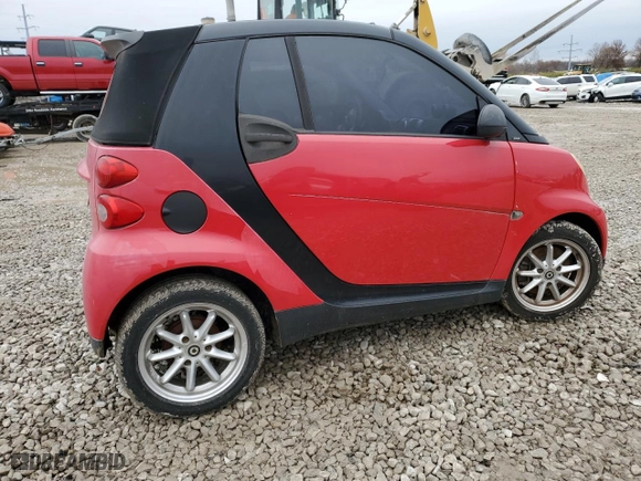 2009 Smart fortwo Passion with VIN WMEEK31X69K306300, listed as a Copart auction lot 80987164 with 0 mi miles and Clean Title. Bid and sale history available at carsss.com. Image 3.