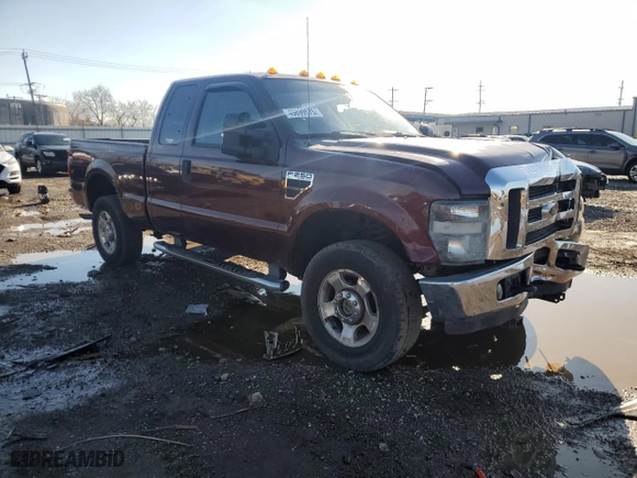 2010 Ford Super Duty F-250 SRW XL with VIN 1FTSX2B59AEA11222, listed as a Copart auction lot 49899575 with 0 mi miles and Salvage Title. Bid and sale history available at carsss.com. Image 4.