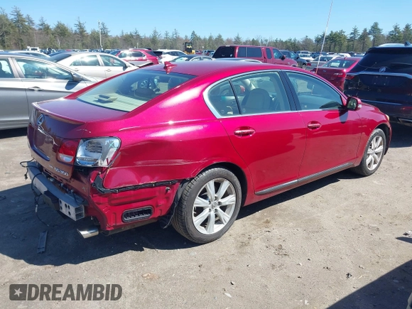 2008 Lexus GS 350 with VIN JTHCE96S680019545, listed as a IAAI auction lot 42053542 with 118,076 mi miles and . Bid and sale history available at carsss.com. Image 4.