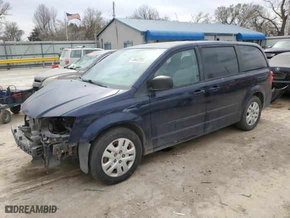 2016 Dodge Grand Caravan SE with VIN 2C4RDGBG4GR114498, listed as a Copart auction lot 49646355 with 38,751 mi miles and Salvage Title. Bid and sale history available at carsss.com. Image 1.