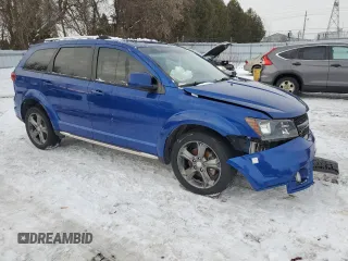 2015 Dodge Journey Crossroad with VIN 3C4PDDGG0FT655316, listed as a Copart auction lot 88563295 with 116,124 mi miles and Clean Title. Bid and sale history available at carsss.com. Image 4.