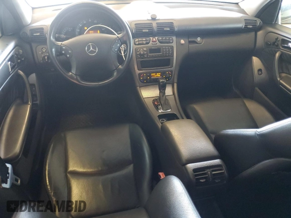 2001 Mercedes-Benz C 320 with VIN WDBRF64J21F110962, listed as a Copart auction lot 63350715 with 80,375 mi miles and Clean title. Bid and sale history available at DreamBid. Image 8.