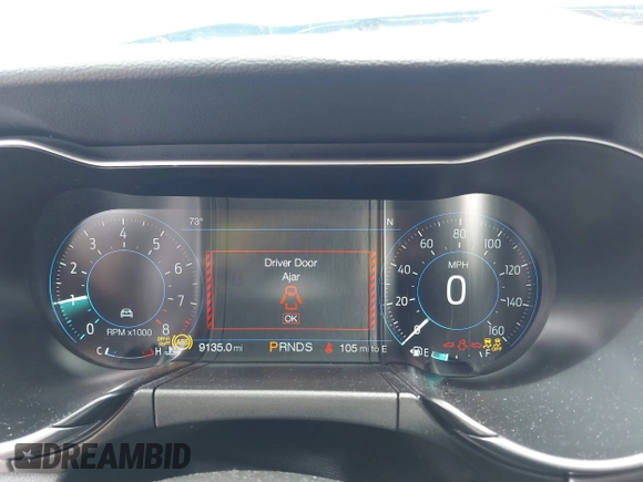 2019 Ford Mustang GT with VIN 1FA6P8CF4K5180728, listed as a IAAI auction lot 42250689 with 9,135 mi miles and . Bid and sale history available at DreamBid. Image 7.