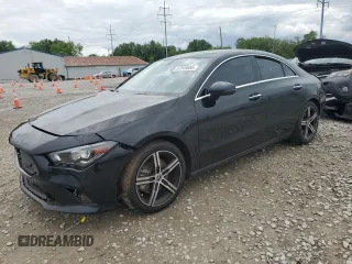 2021 Mercedes-Benz CLA 250 with VIN W1K5J4HB6MN149186, listed as a Copart auction lot 57349855 with 23,200 mi miles and Salvage title. Bid and sale history available at DreamBid. Image 1.