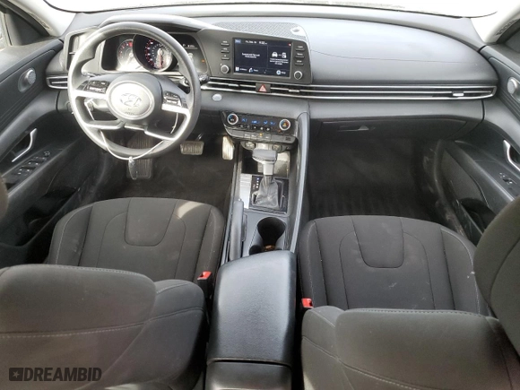 2021 Hyundai Elantra SEL with VIN KMHLM4AGXMU105708, listed as a Copart auction lot 44631275 with 117,994 mi miles and Salvage Title. Bid and sale history available at carsss.com. Image 8.