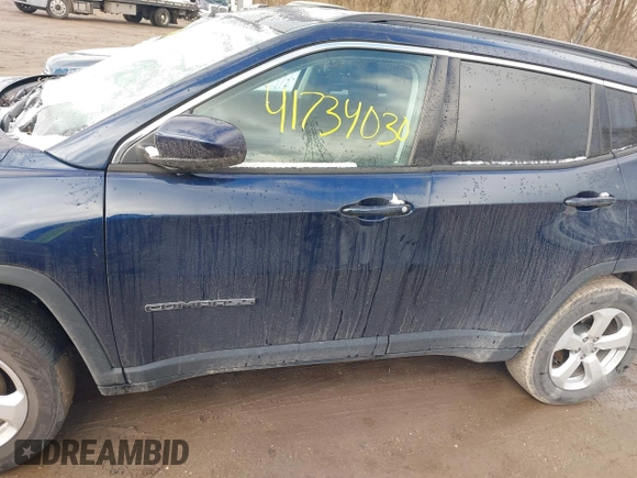 2021 Jeep Compass Altitude z VIN 3C4NJDBB0MT507515, wystawiony jako IAAI lot #41734030 z przebiegiem 47 042 mil mil oraz . Historia ofert i sprzedaży dostępna na DreamBid. Obrazek 14.