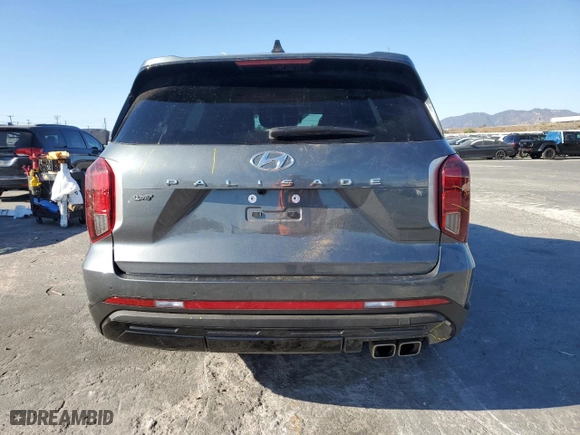 2024 Hyundai Palisade XRT with VIN KM8R34GE1RU795715, listed as a Copart auction lot 89242205 with 3,600 mi miles and Salvage Title. Bid and sale history available at carsss.com. Image 6.