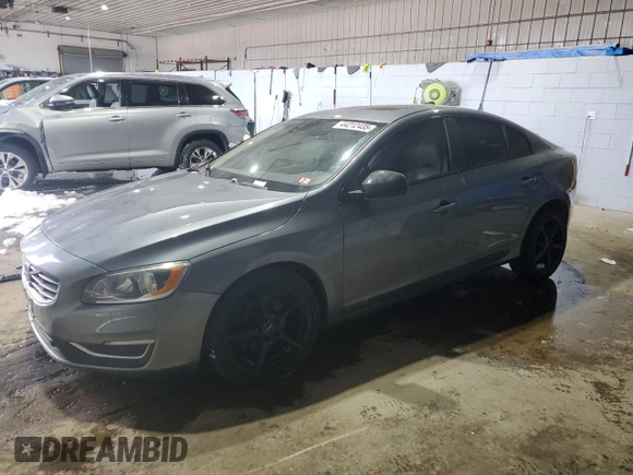 2016 Volvo S60 T5 Premier with VIN YV1612TK1G2410976, listed as a Copart auction lot 44212435 with 0 mi miles and Salvage Title. Bid and sale history available at carsss.com. Image 1.