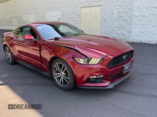 2017 Ford Mustang EcoBoost with VIN 1FA6P8TH4H5267152, listed as a Copart auction lot 65757855 with 75,390 mi miles and Salvage title. Bid and sale history available at DreamBid. Image 1.