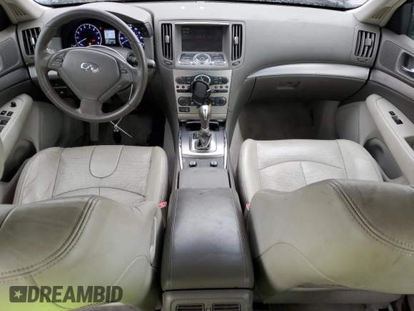 2011 Infiniti G25 Journey with VIN JN1DV6AP9BM603951, listed as a Copart auction lot 82045824 with 200,378 mi miles and Salvage Title. Bid and sale history available at DreamBid. Image 8.