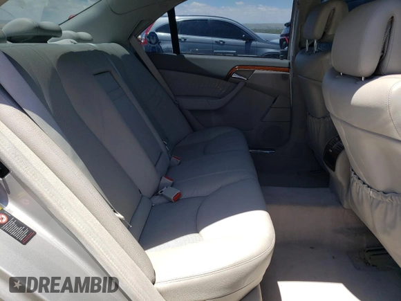 2003 Mercedes-Benz S-Class 4.3L with VIN WDBNG83J43A344741, listed as a Copart auction lot 61529804 with 168,189 mi miles and Salvage Title. Bid and sale history available at carsss.com. Image 10.