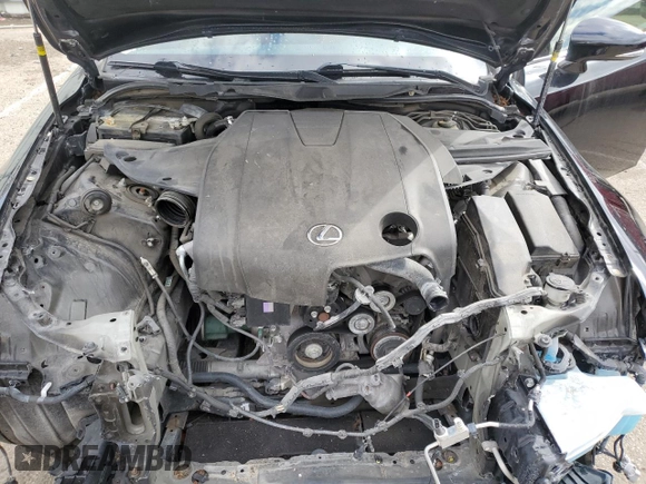 2015 Lexus IS 250 with VIN JTHCF1D2XF5027889, listed as a Copart auction lot 47122285 with 122,426 mi miles and Salvage Title. Bid and sale history available at DreamBid. Image 11.