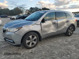 2016 Acura MDX with VIN 5FRYD3H27GB012087, listed as a Copart auction lot 81329714 with 130,576 mi miles and Salvage Title. Bid and sale history available at carsss.com. Image 1.
