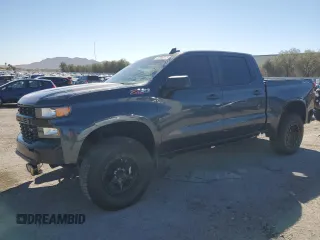 2019 Chevrolet Silverado 1500 Custom Trail Boss with VIN 1GCPYCEF4KZ238695, listed as a Copart auction lot 50380375 with 57,013 mi miles and Salvage Title. Bid and sale history available at carsss.com. Image 1.
