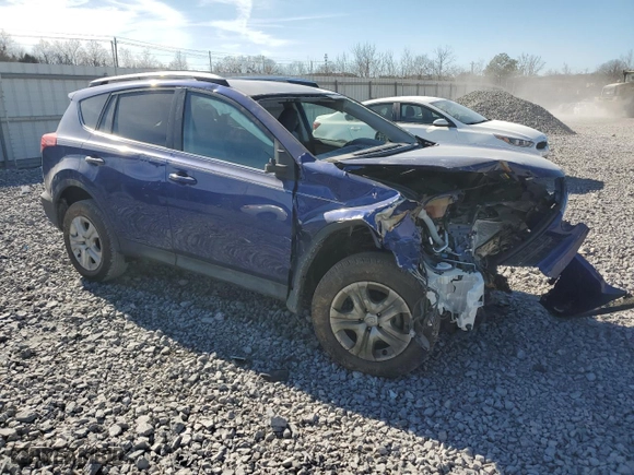2014 Toyota RAV4 LE with VIN 2T3ZFREV1EW121458, listed as a Copart auction lot 46948025 with 157,850 mi miles and Salvage Title. Bid and sale history available at carsss.com. Image 4.