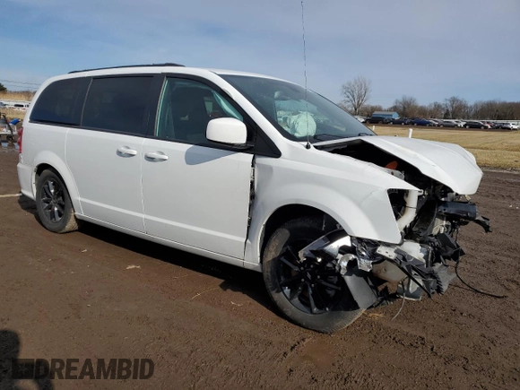 2020 Dodge Grand Caravan SE with VIN 2C4RDGBG8LR236954, listed as a Copart auction lot 44588895 with 85,887 mi miles and Salvage Title. Bid and sale history available at DreamBid. Image 4.