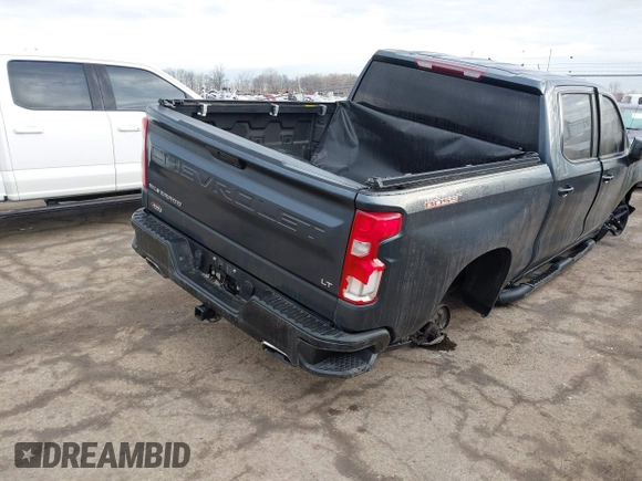 2021 Chevrolet Silverado 1500 LT Trail Boss with VIN 1GCPYFED3MZ310697, listed as a IAAI auction lot 41665486 with 50,335 mi miles and . Bid and sale history available at DreamBid. Image 4.