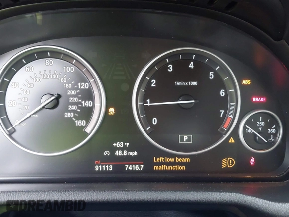 2016 BMW X3 sDrive28i with VIN 5UXWZ7C56G0R32387, listed as a IAAI auction lot 41880079 with 91,113 mi miles and . Bid and sale history available at DreamBid. Image 7.