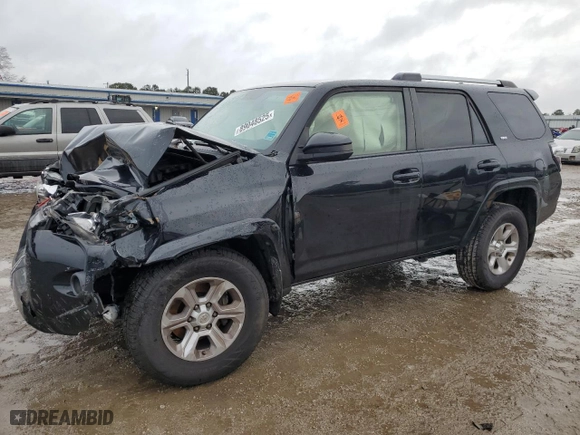 2019 Toyota 4Runner SR5 with VIN JTEZU5JR2K5197552, listed as a Copart auction lot 89048525 with 124,562 mi miles and Salvage Title. Bid and sale history available at carsss.com. Image 1.