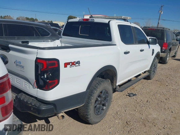 2024 Ford Ranger XLT with VIN 1FTER4HHXRLE19627, listed as a IAAI auction lot 41615448 with 50,476 mi miles. Bid and sale history available at carsss.com. Image 4.