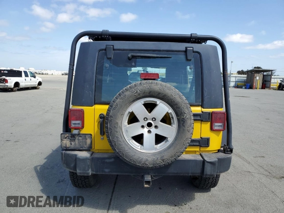 2008 Jeep Wrangler Unlimited X with VIN 1J4GA391X8L645526, listed as a Copart auction lot 53652315 with 195,580 mi miles and Salvage Title. Bid and sale history available at carsss.com. Image 6.
