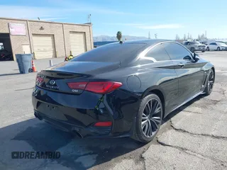 2018 Infiniti Q60 Luxe with VIN JN1CV7EK2JM200019, listed as a IAAI auction lot 41557899 with Not Provided miles and . Bid and sale history available at carsss.com. Image 4.