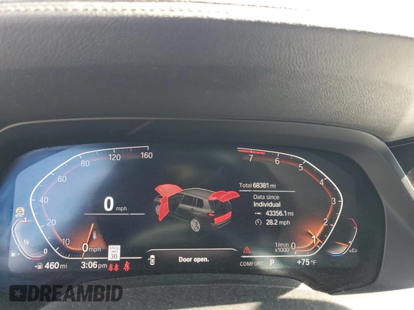 2019 BMW X7 xDrive40i z VIN 5UXCW2C54KL082619, wystawiony jako Copart lot #54474555 z przebiegiem 68 381 mil mil oraz Szkoda całkowita • Salvage title. Historia ofert i sprzedaży dostępna na DreamBid. Obrazek 9.