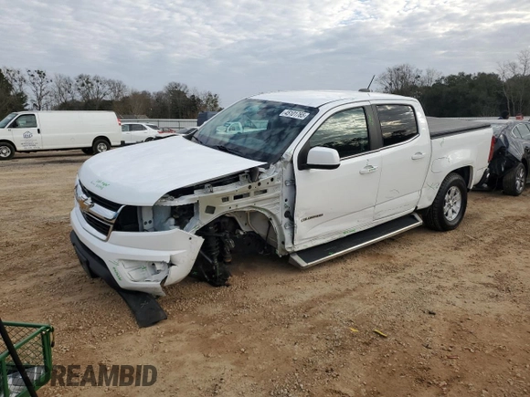 2020 Chevrolet Colorado 2WD Work Truck z VIN 1GCGSBEN5L1183967, wystawiony jako Copart lot #45101765 z przebiegiem 56 828 mil mil oraz Szkoda całkowita • Salvage title. Historia ofert i sprzedaży dostępna na DreamBid. Obrazek 1.
