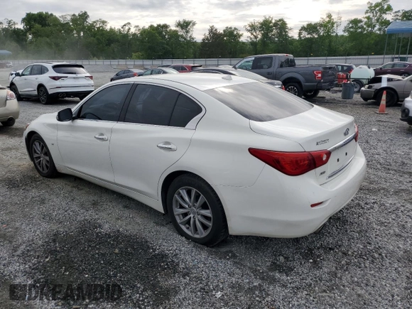2014 Infiniti Q50 Premium с VIN JN1BV7ARXEM697759, выставлен на аукционе Copart как лот 55996815 с пробегом 129 642 миль миль и Списание • Salvage title. История ставок и продаж доступна на DreamBid. Изображение 2.