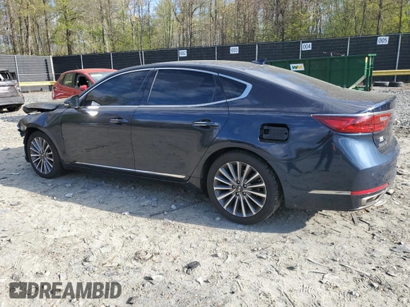 2017 Kia Cadenza Premium z VIN KNALC4J15H5081186, wystawiony jako Copart lot #53206995 z przebiegiem 86 953 mil mil oraz Szkody całkowita. Historia ofert i sprzedaży dostępna na DreamBid. Obrazek 2.