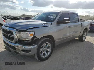 2022 Ram 1500 Big Horn with VIN 1C6RREFG4NN425348, listed as a Copart auction lot 77010954 with 82,609 mi miles and Salvage title. Bid and sale history available at DreamBid. Image 1.