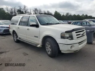 2007 Ford Expedition Max Limited with VIN 1FMFK20567LA98757, listed as a Copart auction lot 64218845 with 125,349 mi miles and Clean title. Bid and sale history available at DreamBid. Image 4.