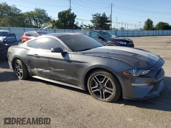 2020 Ford Mustang EcoBoost with VIN 1FA6P8THXL5102960, listed as a Copart auction lot 63291585 with 30,747 mi miles and Salvage title. Bid and sale history available at DreamBid. Image 4.