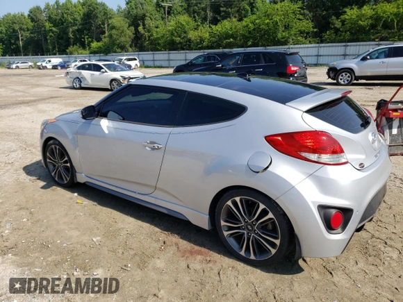 2016 Hyundai Veloster Turbo with VIN KMHTC6AEXGU254380, listed as a Copart auction lot 60766373 with 135,056 mi miles. Bid and sale history available at carsss.com. Image 2.