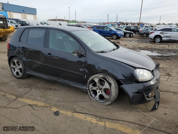 2009 Volkswagen GTI with VIN WVWHV71K59W105141, listed as a Copart auction lot 80343774 with 172,163 mi miles and Salvage Title. Bid and sale history available at carsss.com. Image 4.