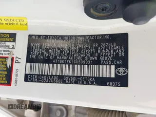 2012 Toyota Camry SE with VIN 4T1BK1FK1CU509931, listed as a IAAI auction lot 41474984 with 86,707 mi miles. Bid and sale history available at carsss.com. Image 9.