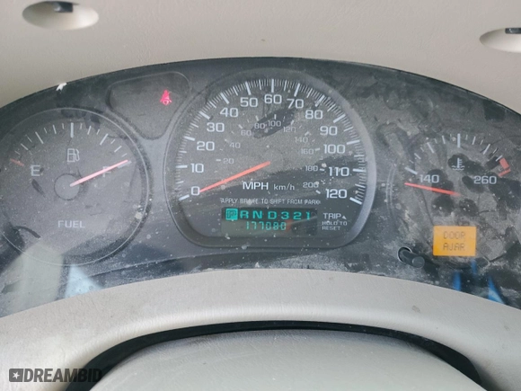 2001 Chevrolet Impala with VIN 2G1WF52E819235292, listed as a Copart auction lot 45721835 with 177,080 mi miles and Salvage Title. Bid and sale history available at carsss.com. Image 9.