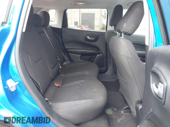 2021 Jeep Compass Freedom with VIN 3C4NJDAB3MT591461, listed as a IAAI auction lot 41925228 with 61,426 mi miles and . Bid and sale history available at carsss.com. Image 8.