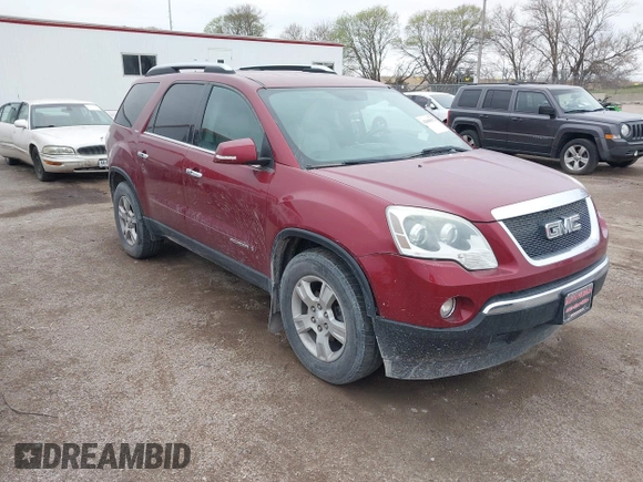 2008 GMC Acadia SLT1 with VIN 1GKEV23778J159734, listed as a IAAI auction lot 42060832 with 144,360 mi miles and . Bid and sale history available at DreamBid. Image 1.