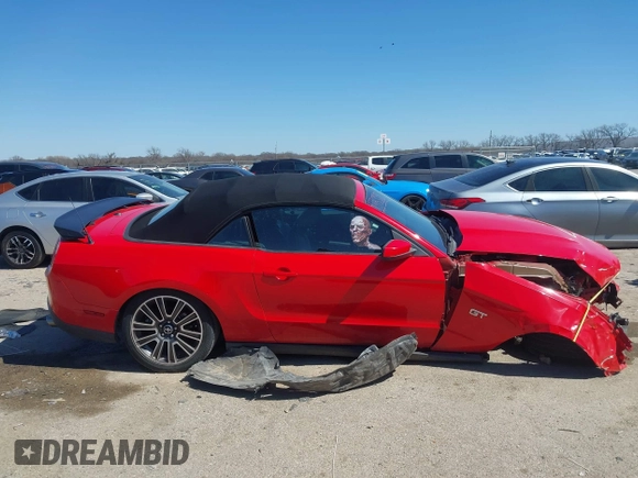 2010 Ford Mustang GT with VIN 1ZVBP8FH5A5149179, listed as a IAAI auction lot 41776388 with 76,862 mi miles and . Bid and sale history available at DreamBid. Image 13.